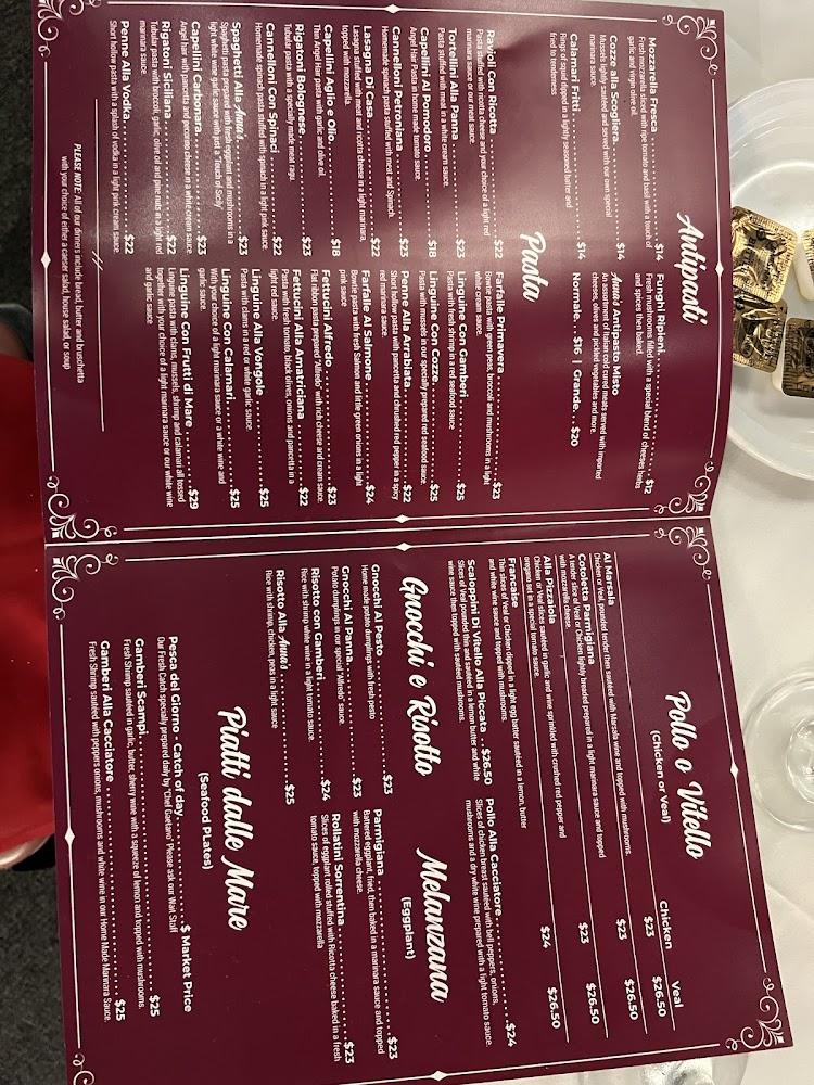 Anna's Trattoria Italian Menu image 1