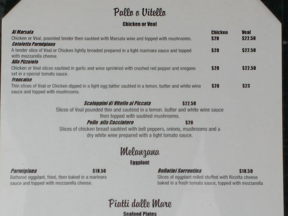 Anna's Trattoria Italian Menu image 2